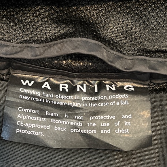 Beautiful Alpinestars Stella black motorcycle jacket, XS - Picture 9 of 11